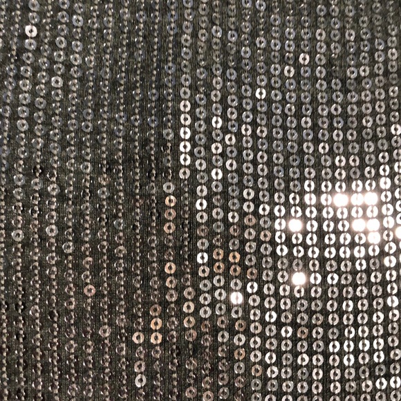 Silver Sequined Tank Top - Picture 5 of 5